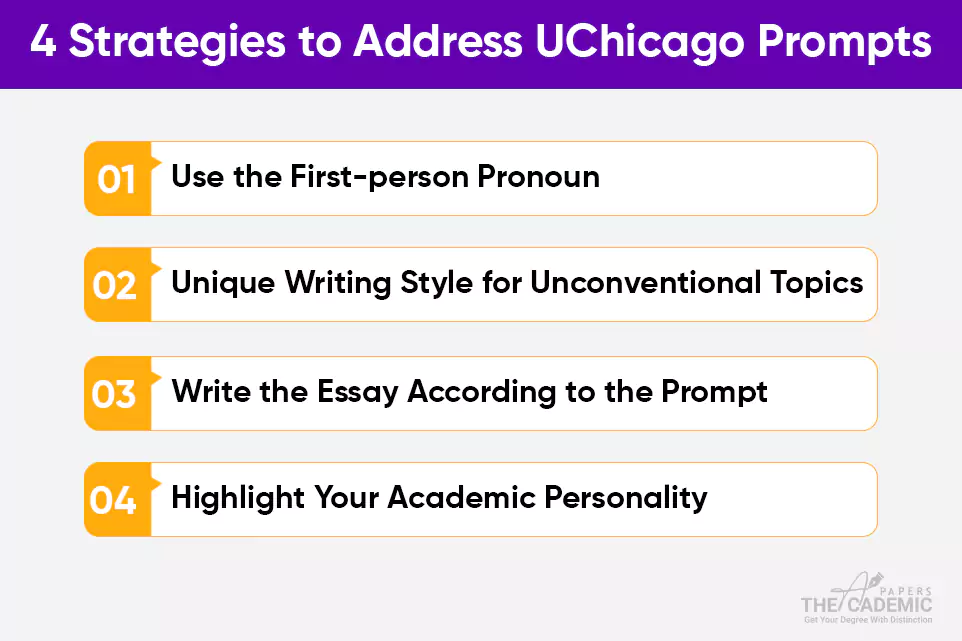 Strategies to address UChicago essay prompts